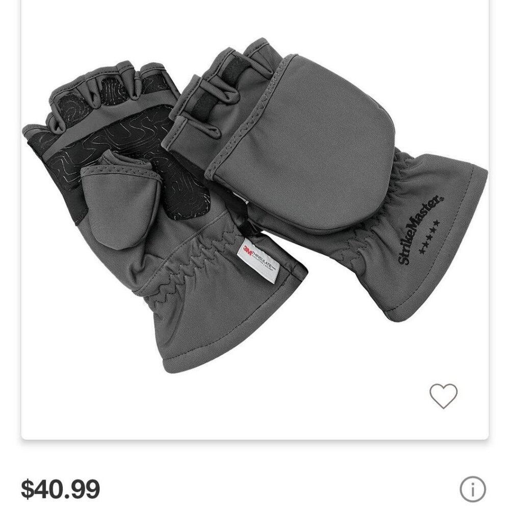 StrikeMaster Five-Finger-Flip Mitts